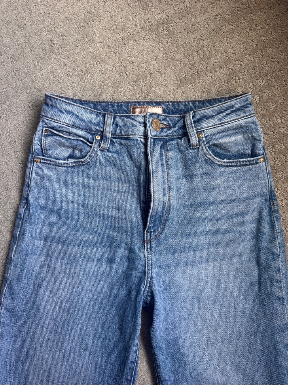 KUT from the Kloth Womens Sienna High-Rise Wide Leg-5 Pockets in Formed 00